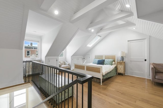 440 Cambridge St Unit 2, Cambridge, MA 02141 - bedroom featuring wood-type flooring and recessed lighting