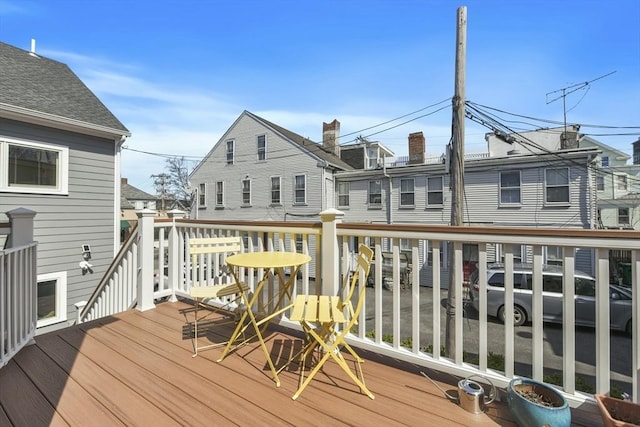 440 Cambridge St Unit 2, Cambridge, MA 02141 - view of wooden terrace