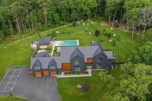 drone / aerial view