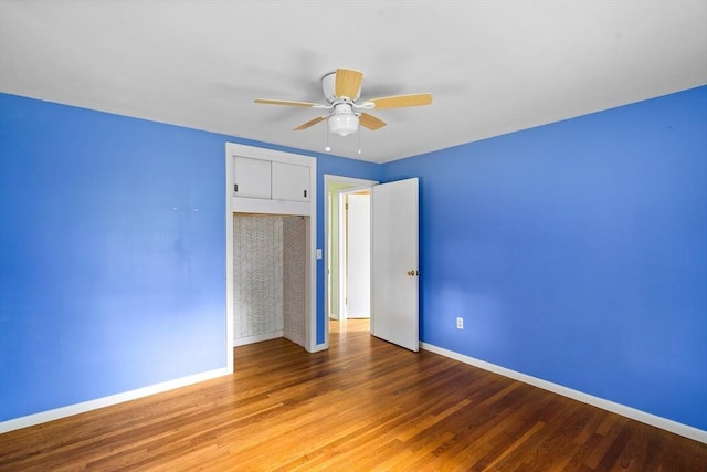 8 Grandview St, South Hadley, MA 01075 - unfurnished bedroom with wood finished floors and ceiling fan