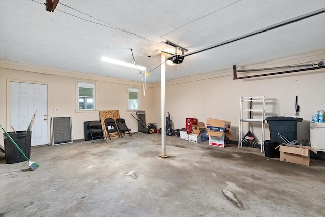8 Grandview St, South Hadley, MA 01075 - garage featuring a garage door opener