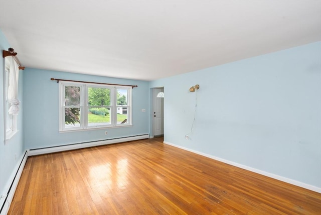 8 Grandview St, South Hadley, MA 01075 - spare room featuring baseboard heating and wood finished floors