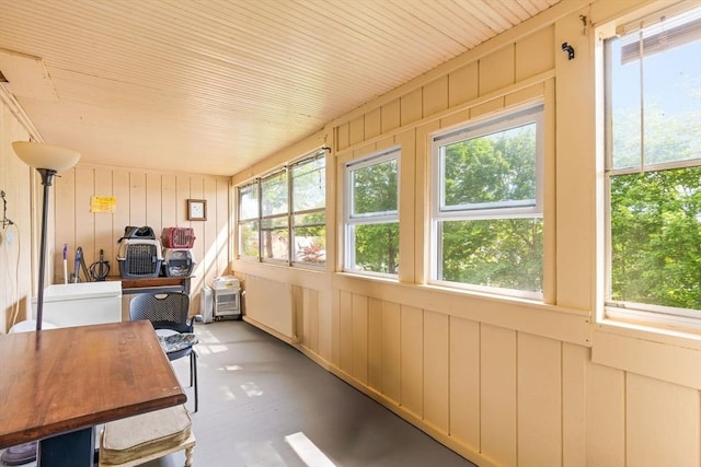 112 Lawrence St, Fitchburg, MA 01420 - sunroom / solarium with plenty of natural light and wooden walls