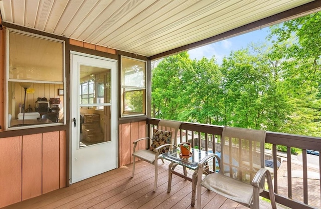 112 Lawrence St, Fitchburg, MA 01420 - view of wooden deck