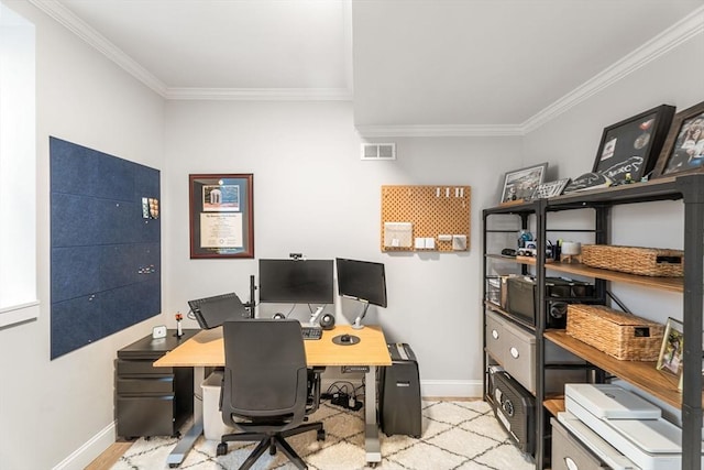 172 Orchard St Unit 172, Watertown, MA 02472 - office with crown molding and baseboards