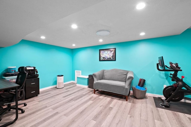 119 Wellman Ave Unit 119, Chelmsford, MA 01863 - office space with wood finished floors, baseboards, and recessed lighting