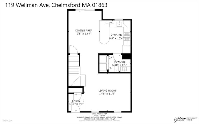 119 Wellman Ave Unit 119, Chelmsford, MA 01863 - property floor plan
