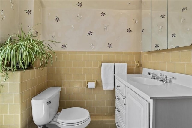 100 Williams Ave, Boston, MA 02136 - half bath featuring tile walls and vanity