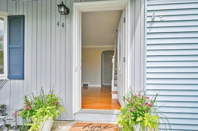 view of entrance to property