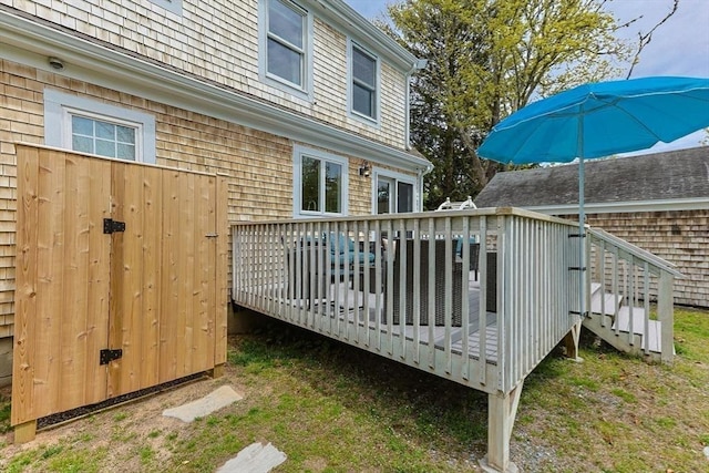 view of deck