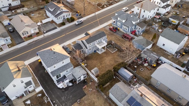 aerial view featuring a residential view