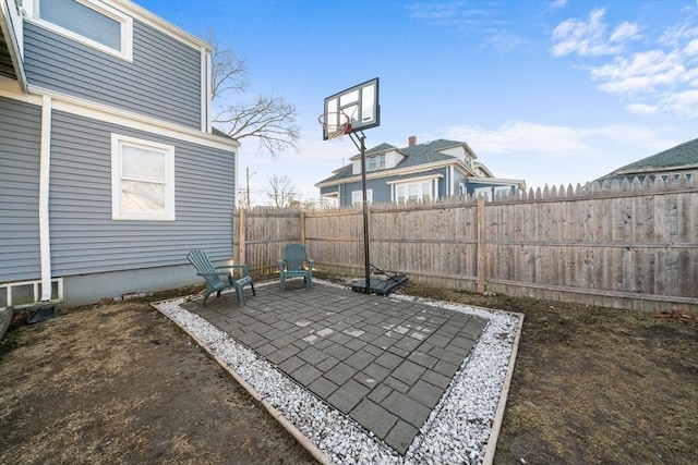 view of patio / terrace with fence