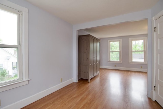 82 Worcester St, West Springfield, MA 01089 - unfurnished bedroom featuring light wood-style floors and baseboards