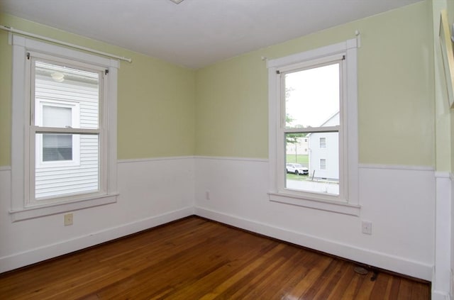 82 Worcester St, West Springfield, MA 01089 - unfurnished room with dark wood-style floors and baseboards