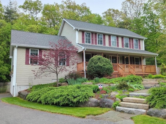 659 Sherman Farm Rd, Burrillville, RI 02830 - colonial inspired home with covered porch