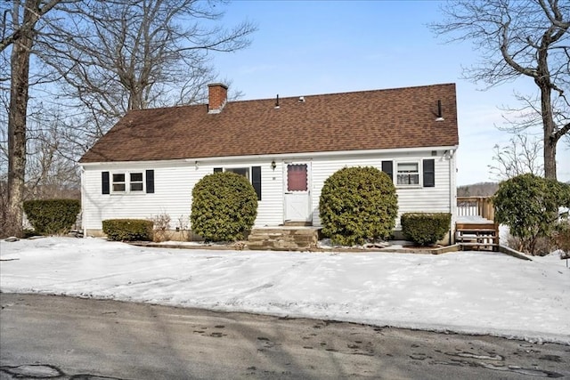 view of front of home