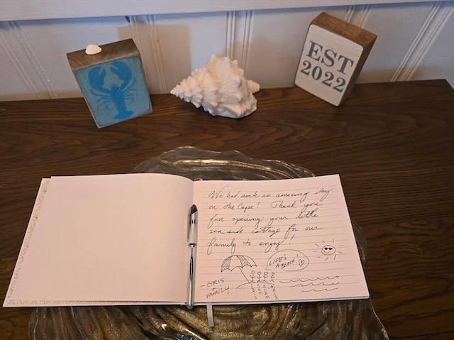 view of room details