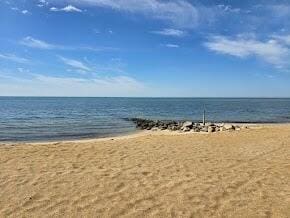 property view of water with a view of the beach