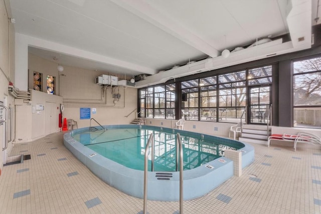 49 Melrose St Unit 4E, Melrose, MA 02176 - indoor pool with a hot tub
