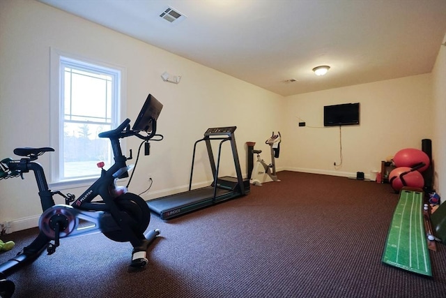 view of workout room