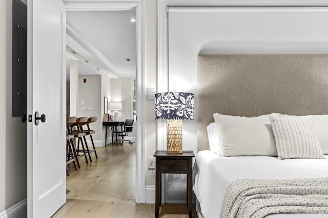 407 Shawmut Ave Unit 1, Boston, MA 02118 - bedroom featuring wood finished floors and baseboards