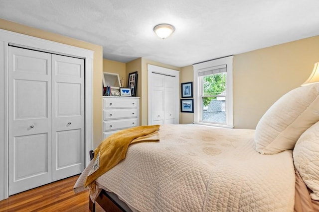 19 Beal Rd, Waltham, MA 02453 - bedroom with two closets and wood finished floors