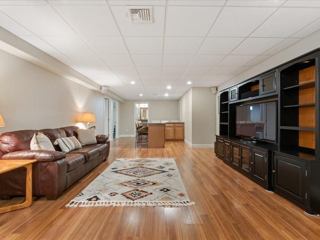 26 Silver Brook Ln Unit 26, Norwell, MA 02061 - living room with light wood finished floors and recessed lighting