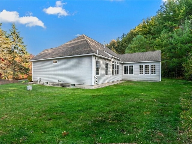 26 Silver Brook Ln Unit 26, Norwell, MA 02061 - back of house with a yard and a shingled roof