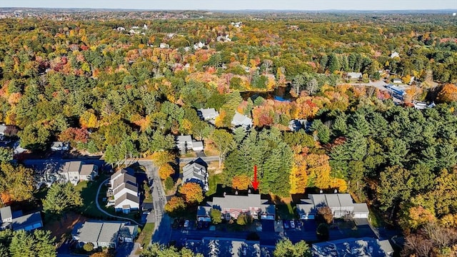 aerial view with a view of trees