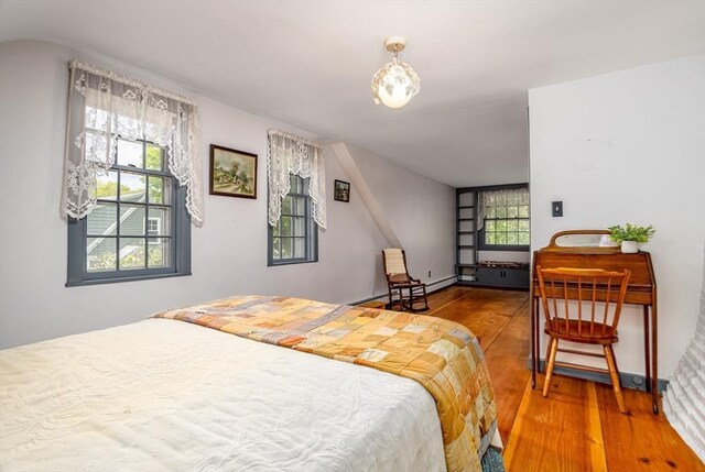 9 Eaton St, Gardner, MA 01440 - bedroom with hardwood / wood-style flooring and baseboard heating