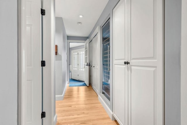 1 Crooked Ln, Manchester, MA 01944 - hallway featuring light wood-style floors and recessed lighting