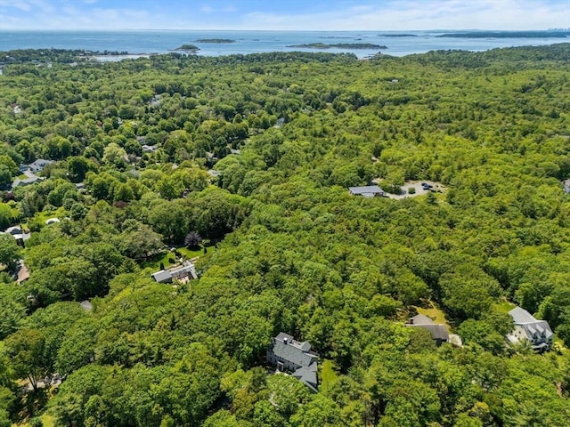 1 Crooked Ln, Manchester, MA 01944 - aerial view of a forest and a large body of water