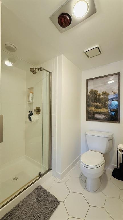 66 Winchester St Phb, Phb, Brookline, MA 02446 - full bathroom with toilet, tile patterned floors, and a shower stall