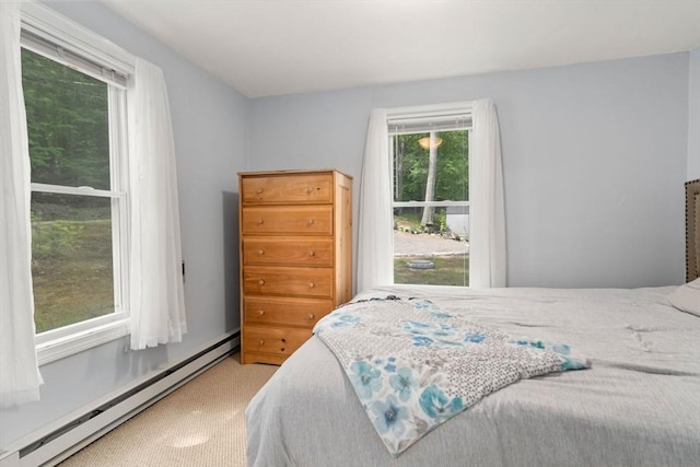 35 Island Rd, Holland, MA 01521 - carpeted bedroom with a baseboard heating unit