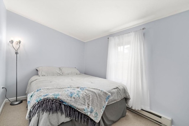 35 Island Rd, Holland, MA 01521 - carpeted bedroom with a baseboard radiator and baseboards