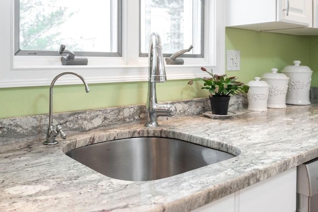 5 I St Unit 2, Newburyport, MA 01950 - kitchen view of white cabinets and light stone counters