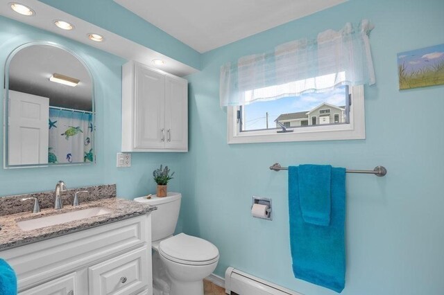 5 I St Unit 2, Newburyport, MA 01950 - bathroom featuring vanity and recessed lighting