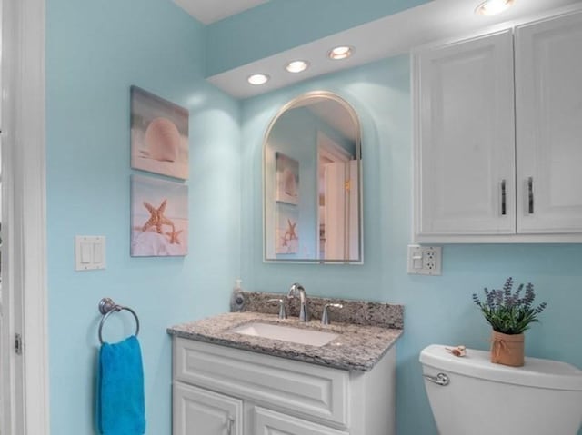 5 I St Unit 2, Newburyport, MA 01950 - bathroom featuring vanity and recessed lighting