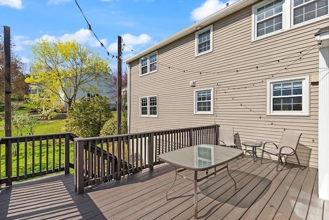 24 Hodgkins Dr, Ipswich, MA 01938 - wooden deck with outdoor dining space