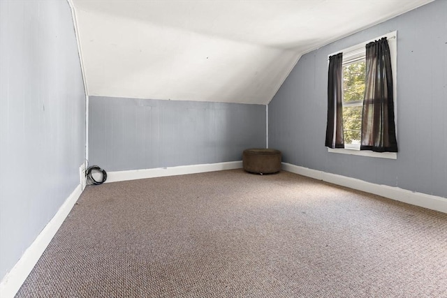 57 Bessom St, Lynn, MA 01902 - additional living space with carpet and lofted ceiling