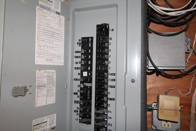 utility room featuring electric panel