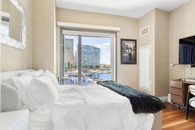 300 Blvd 3I, Boston, MA 02210 - bedroom featuring wood finished floors and access to exterior