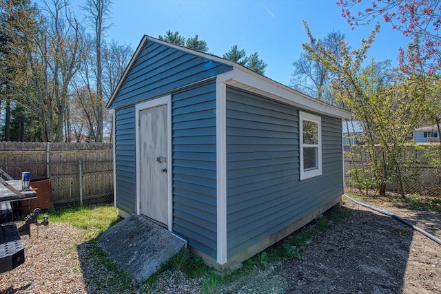 22 3rd, Lakeville, MA 02347 - view of shed with a fenced backyard