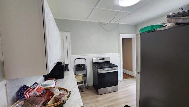 132 Institute Rd, Worcester, MA 01602 - kitchen featuring stainless steel appliances and light wood finished floors