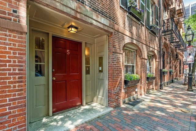 5 Myrtle St Unit 3, Boston, MA 02114 - entrance to property featuring brick siding