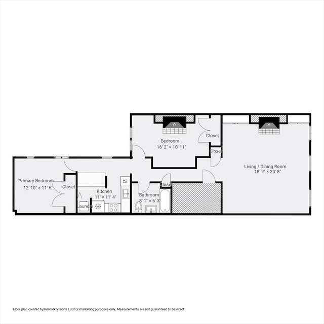 5 Myrtle St Unit 3, Boston, MA 02114 - floor plan / room layout