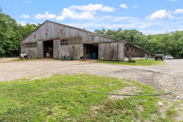 view of outbuilding