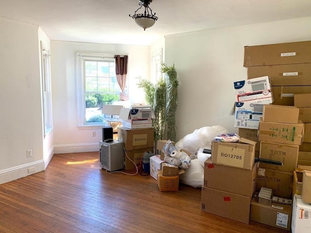 6-8 Imrie Rd, Boston, MA 02134 - office with hardwood / wood-style floors and baseboards