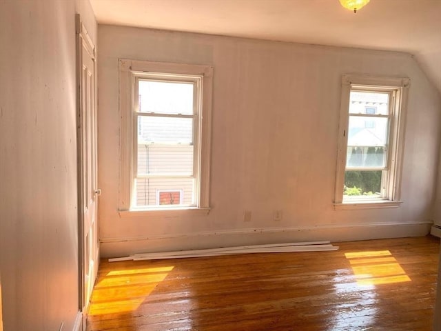 6-8 Imrie Rd, Boston, MA 02134 - spare room with wood-type flooring and baseboards