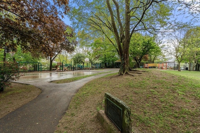 view of home's community with playground community
